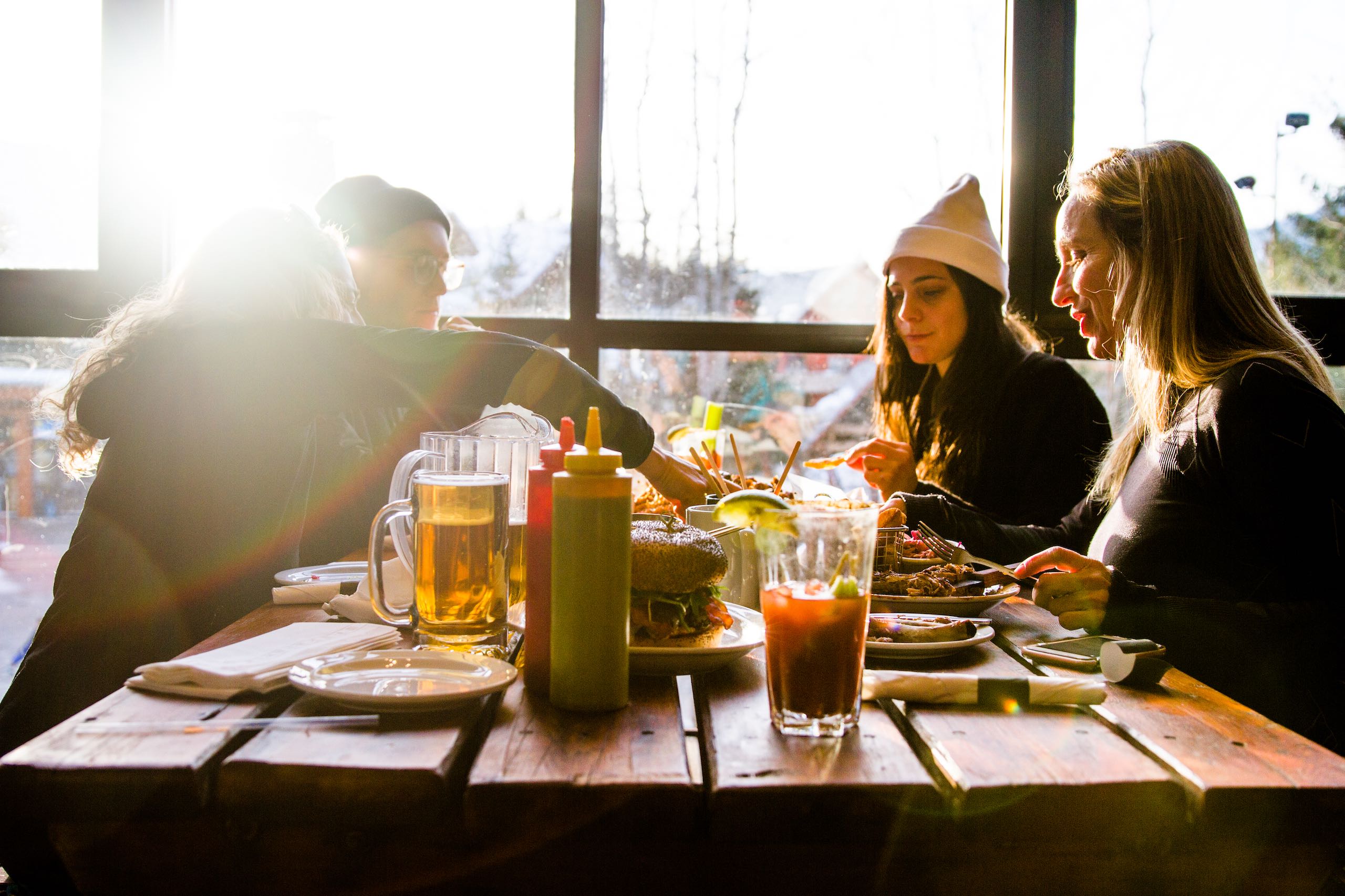 Apres Ski dining at Whistler Blackcomb Ski Resort