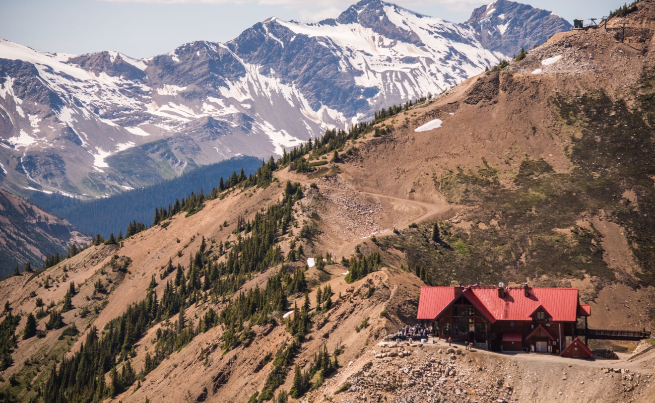 The Eagle's Eye Restaurant at Kicking Horse Mountain Resort in Golden, BC.