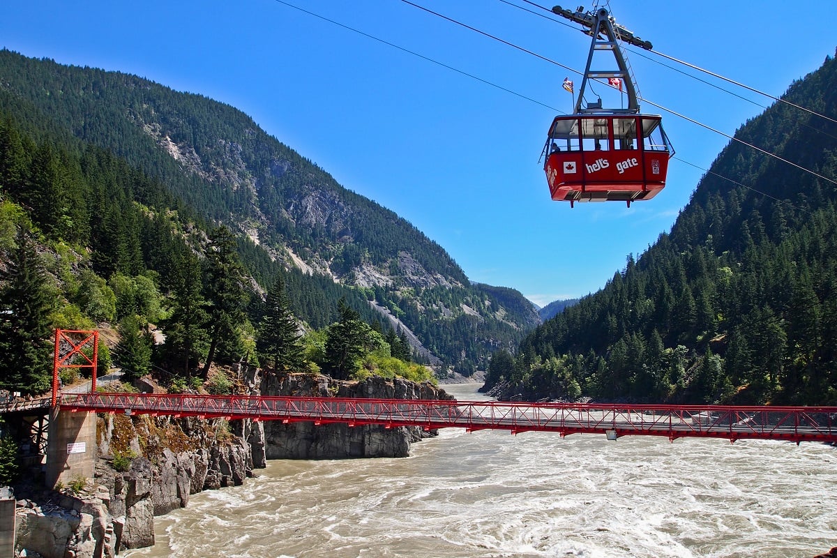 Hell's Gate Airtram in the Fraser Canyon