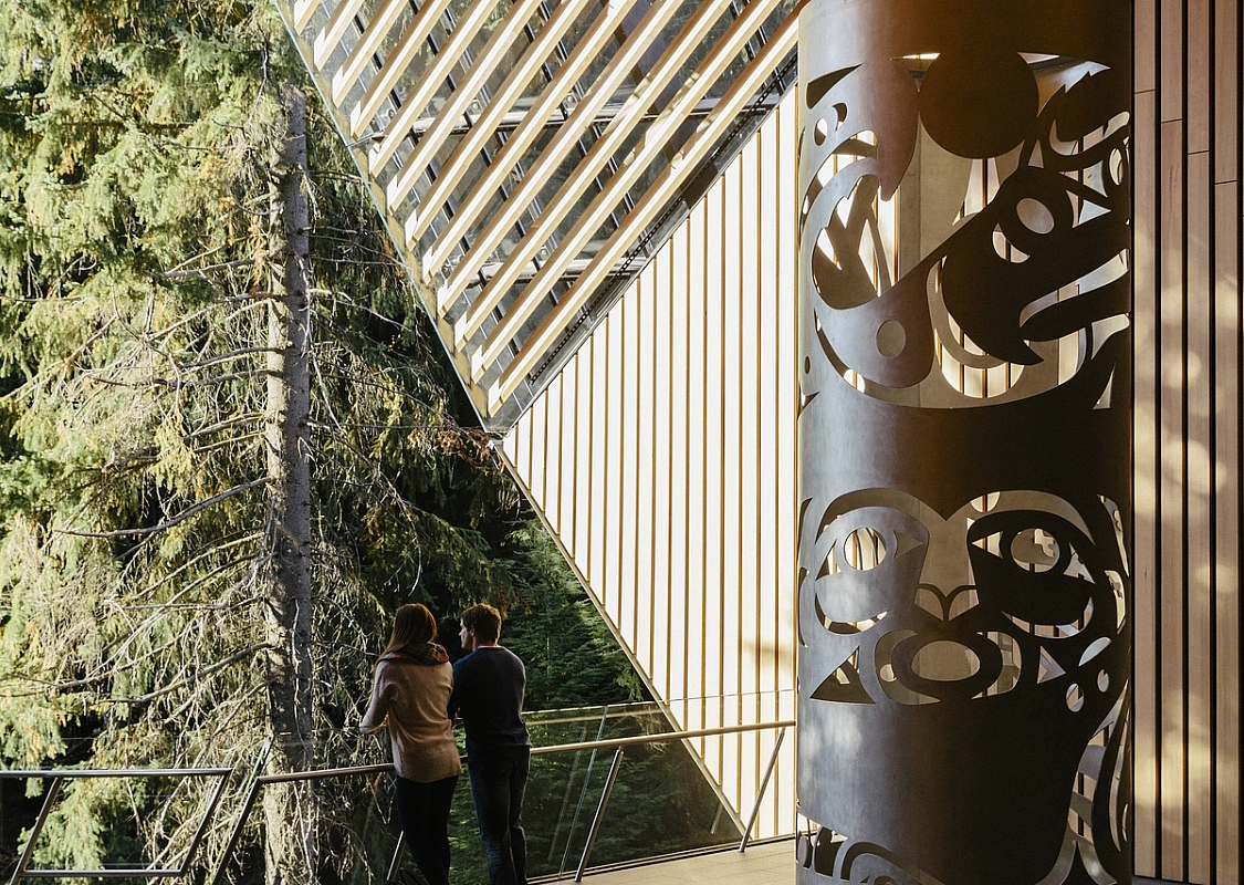 Haupteingang des Audain Art Museum
