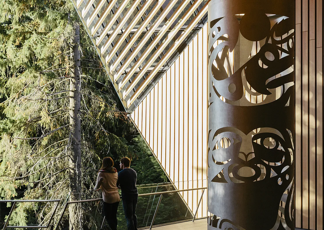 Main entrance of Audain Art Museum