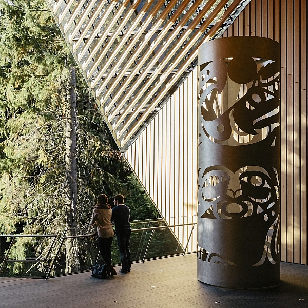 Main entrance of Audain Art Museum