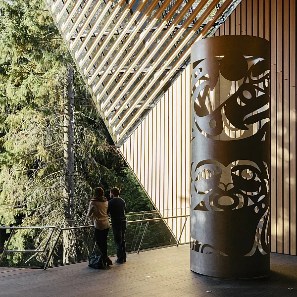 Main entrance of Audain Art Museum