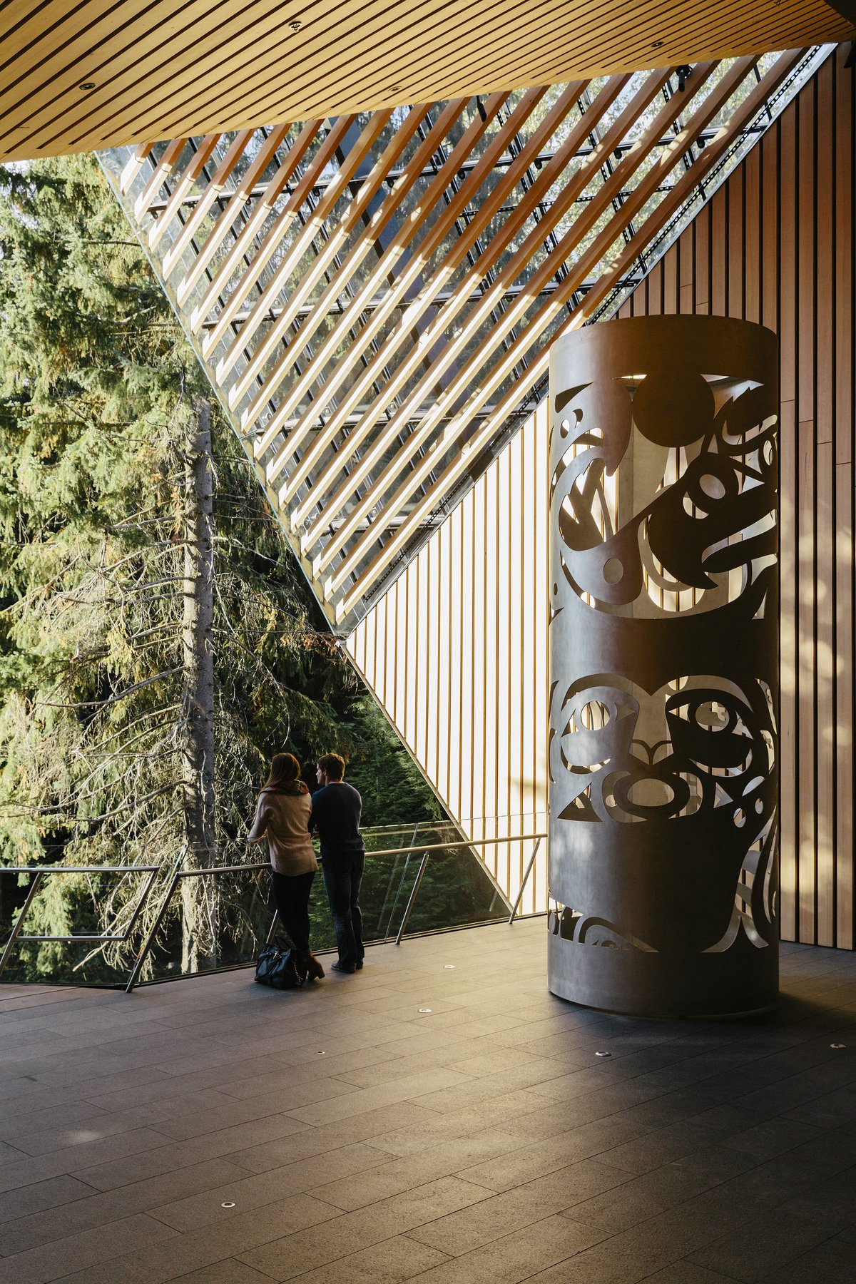 Main entrance of Audain Art Museum