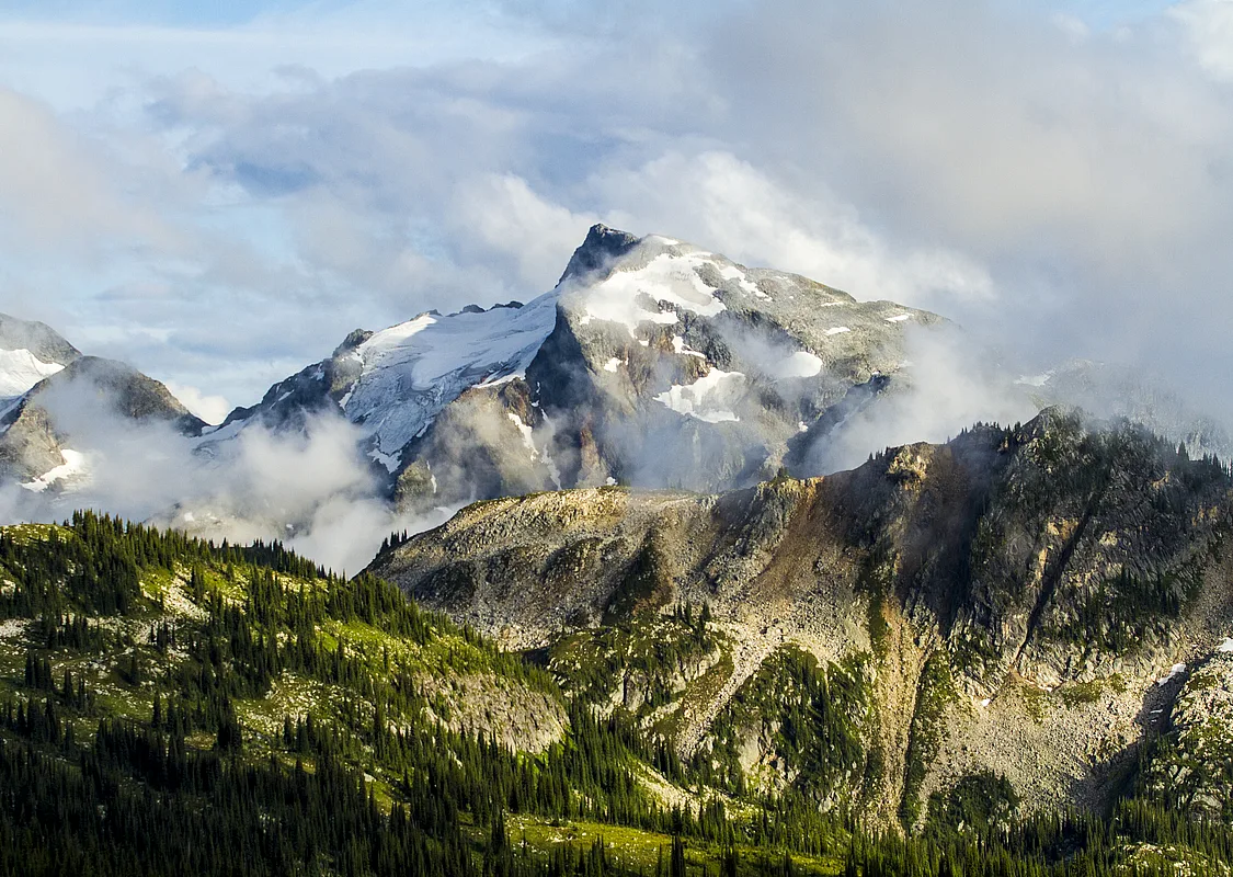 Las montañas Monashee, cerca de Revelstoke