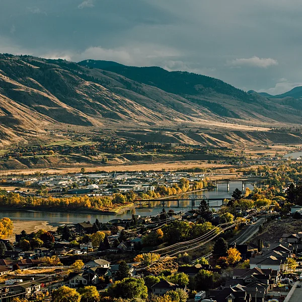 Downtown Kamloops, just off of Columbia Street at the Scenic Lookout at the Panorama Inn