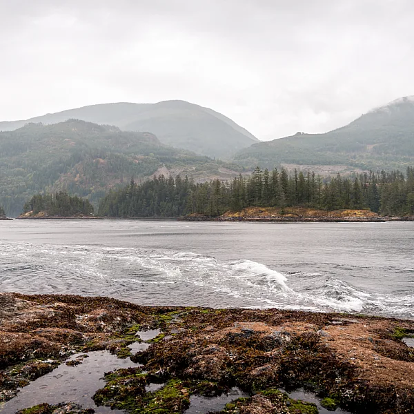 Skookumchuk Narrows before the rapids fire up