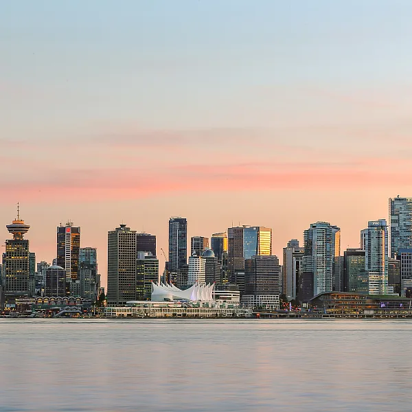 Los atardeceres color algodón de azúcar de Vancouver