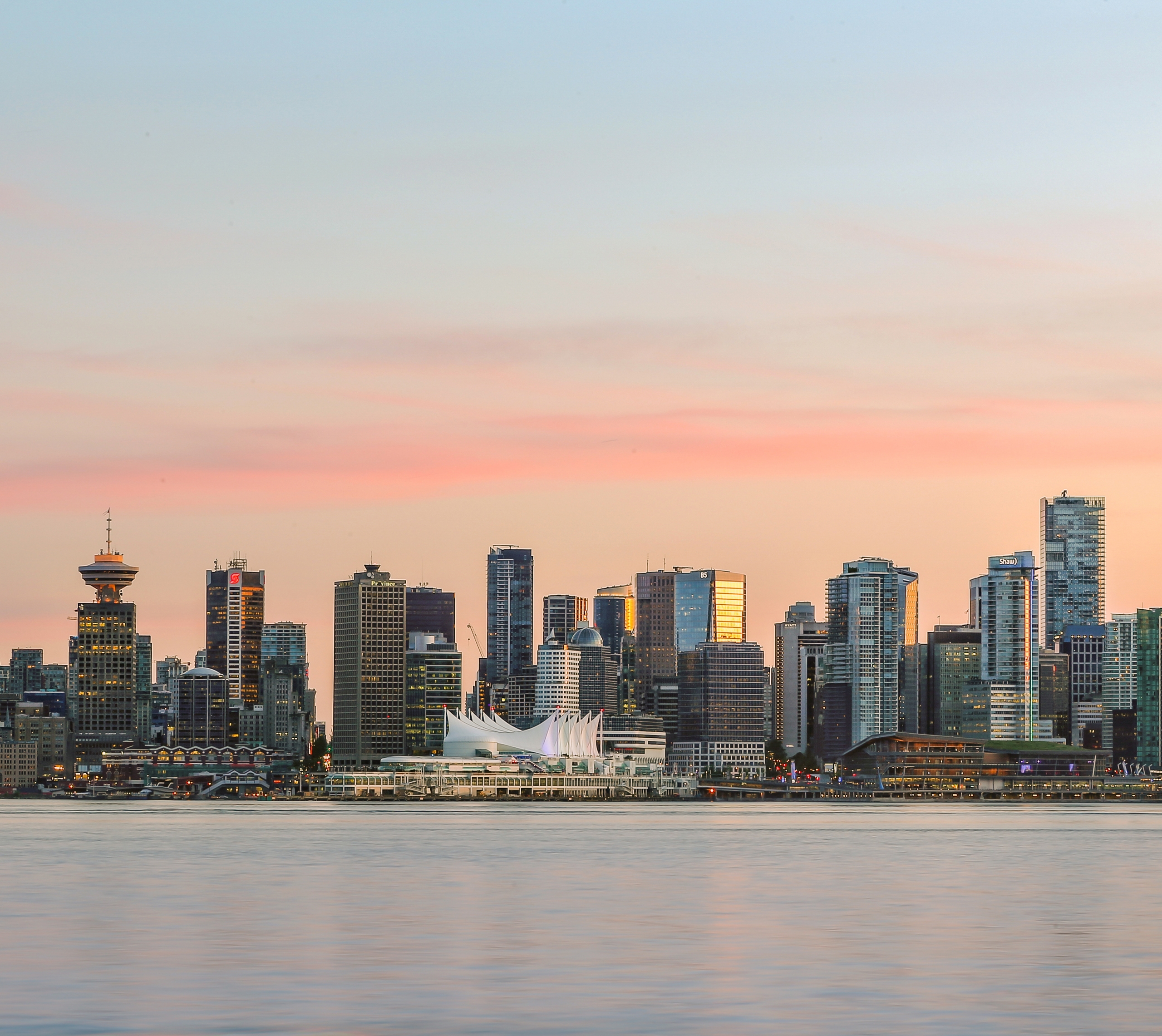 Vancouver's cotton candy sunsets