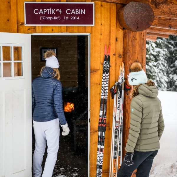 Esquí de fondo en SilverStar Mountain Resort en Thompson Okanagan, Columbia Británica