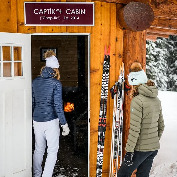 Cross-country skiing at SilverStar Mountain Resort in BC's Thompson Okanagan
