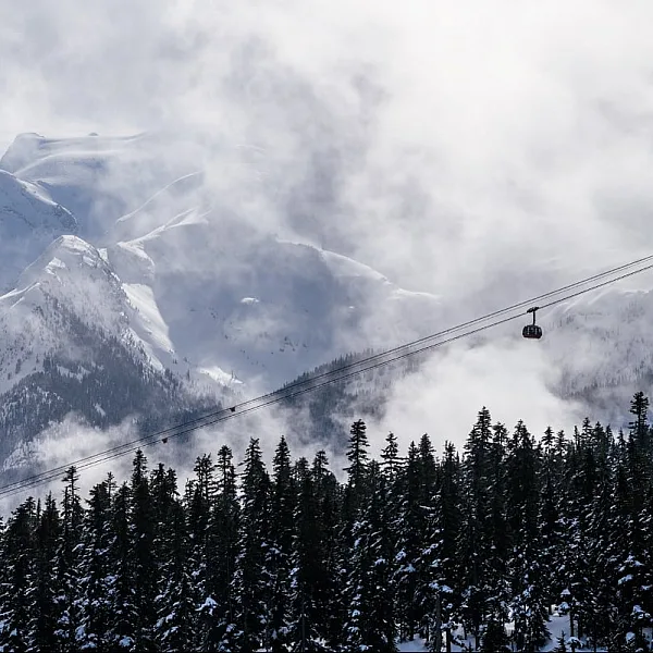 The PEAK 2 PEAK Gondola en Whistler Blackcomb