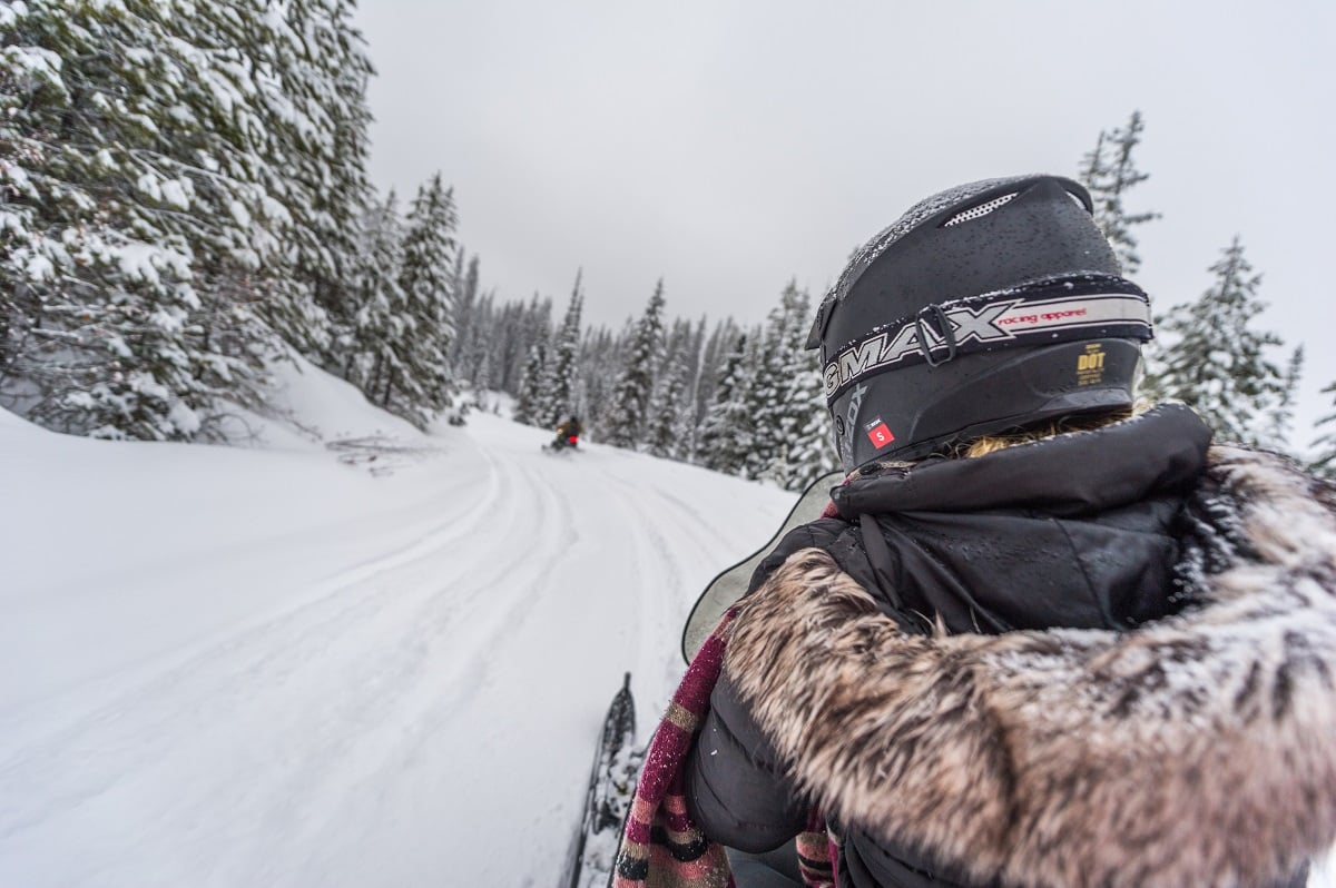 Snowmobiling in the Thompson Okanagan