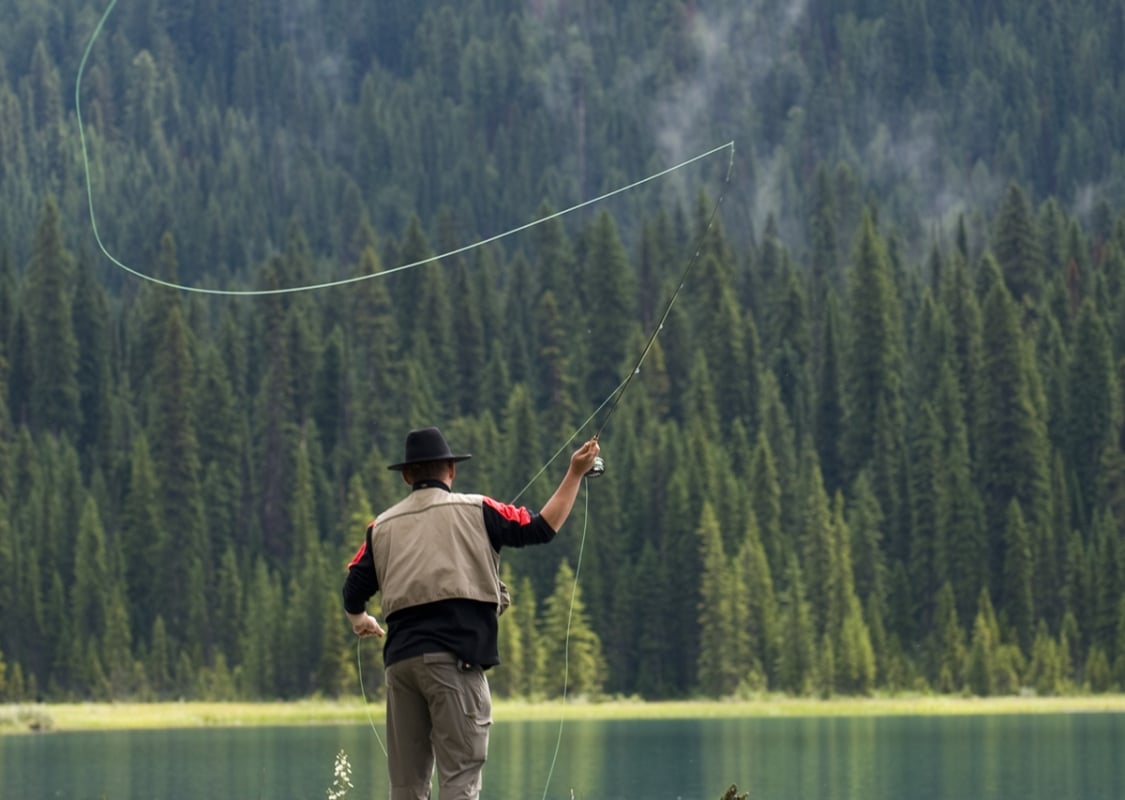Fishing in Yoho National Park