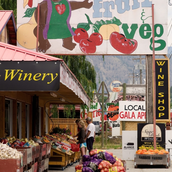Gerry's Fruit Stand, Keremeos, Similkameen, BC