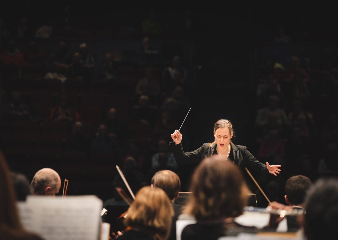 Conductor of the Kamloops Symphony Orchestra at the Sagebrush theatre in Kamloops | Dylan Sherrard