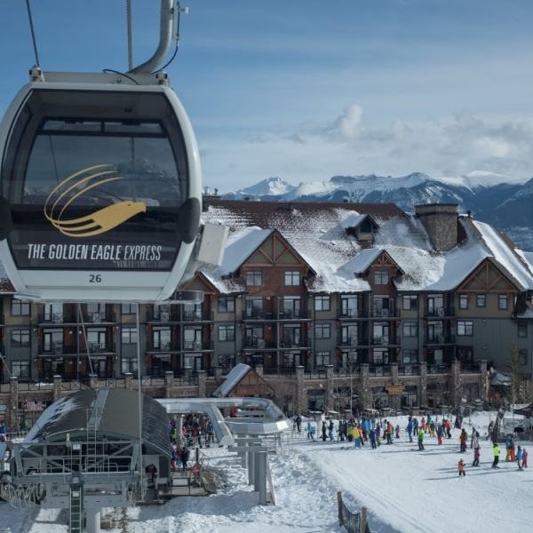 Telecabina en Kicking Horse Resort
