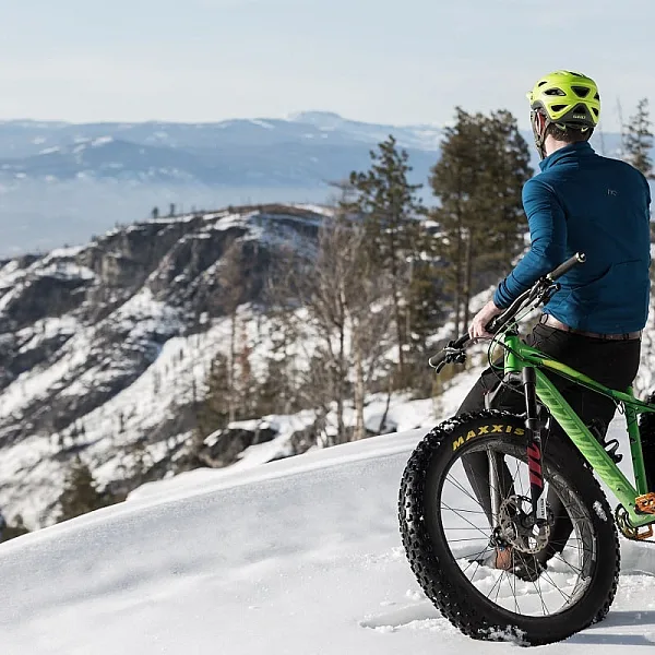 Fatbiken entlang des Kettle Valley Rail Trail in der Thompson Okanagan
