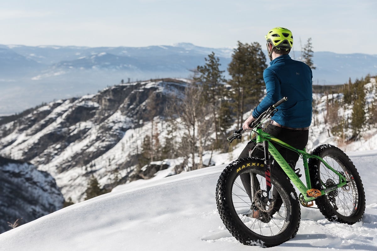 Fat Biking along the Kettle Valley Rail Trail in the Thompson Okanagan