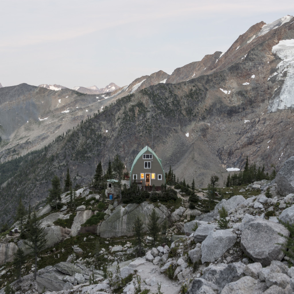 Conrad Kain Hut in Bugaboo Provincial Park