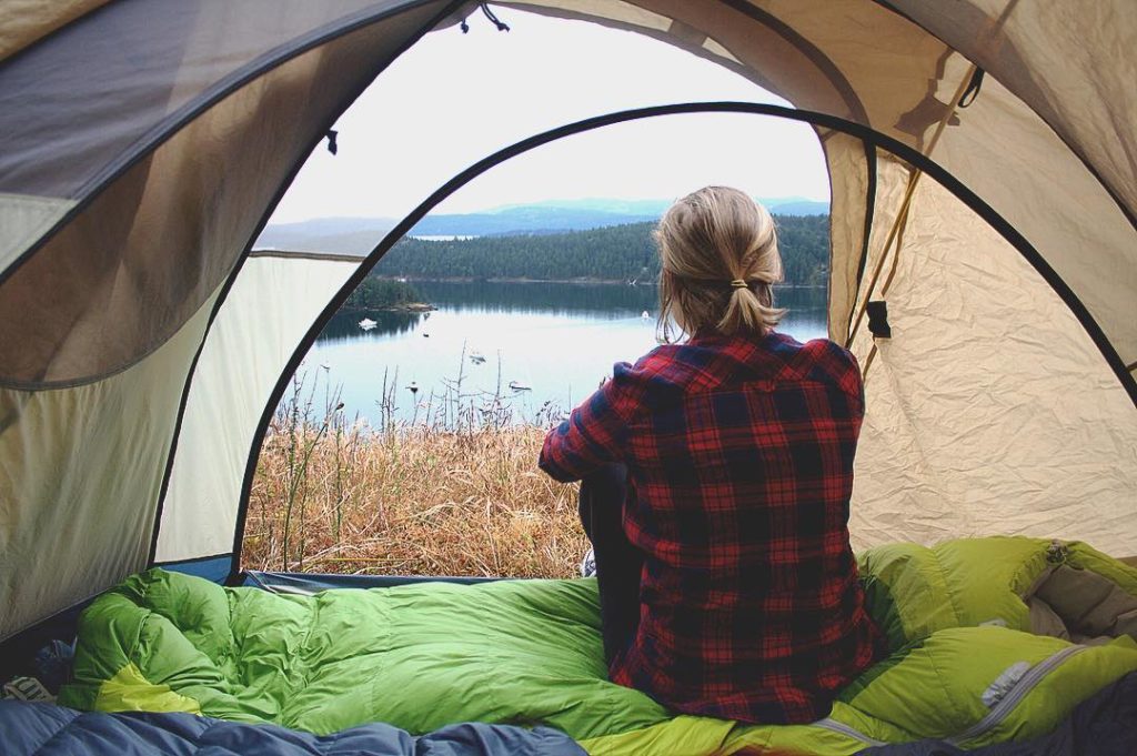 Taking in the view on Galiano Island.