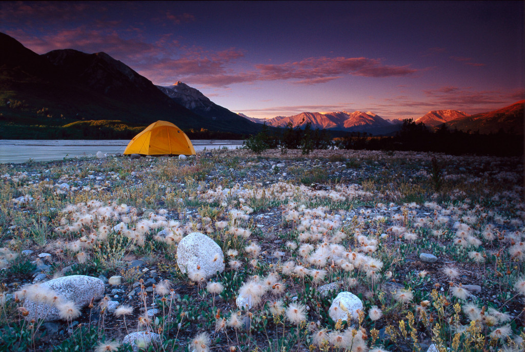 Confluence of the Tatshenshini Alsek rivers