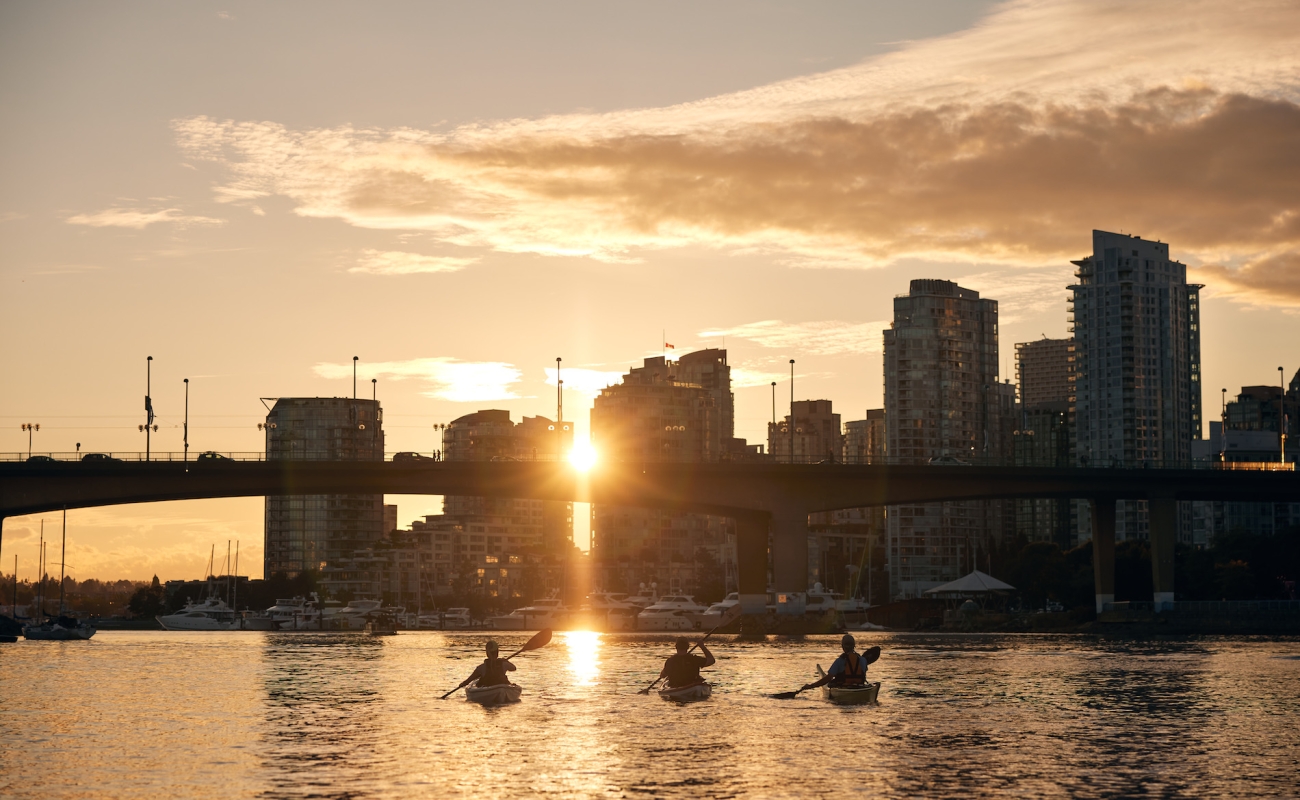Vancouver al atardecer