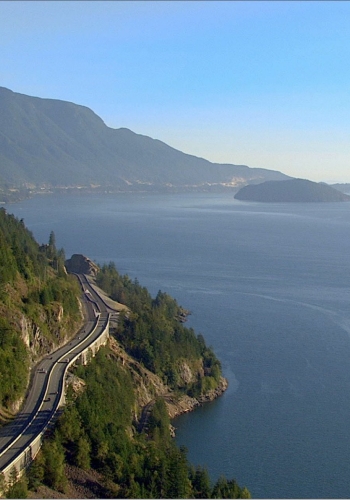 Sea-to-Sky highway in BC Canada