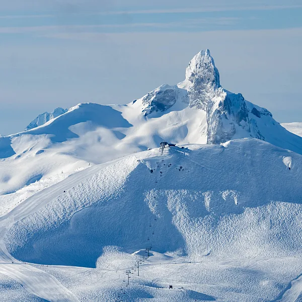 black tusk in the coast mountains near Whistler