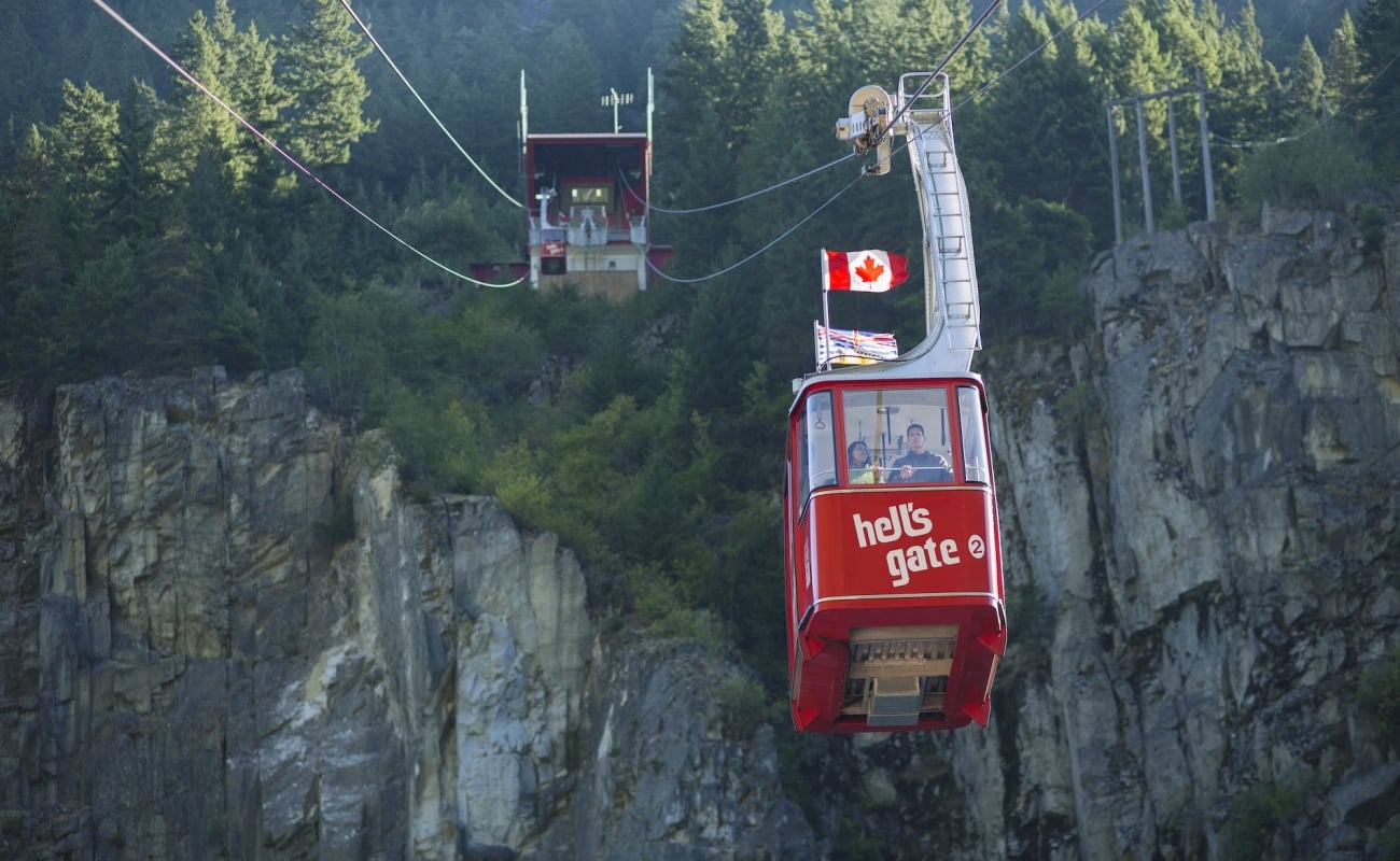 vista del Hell's Gate Air Tram