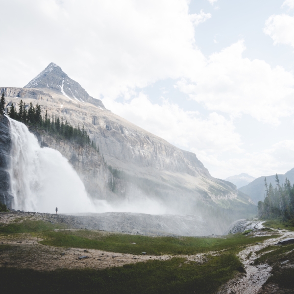 Emperor Falls in Mount Robson Provincial Park.