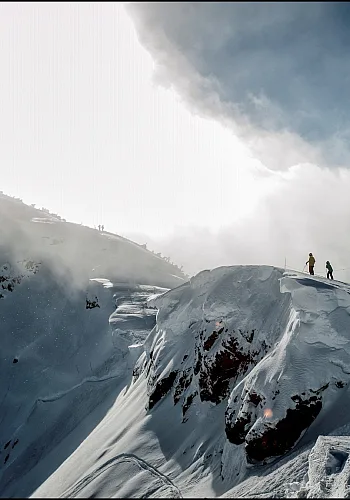 Skifahren in Revelstoke.