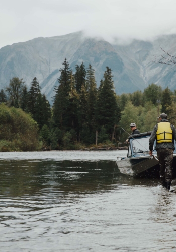 Fishing in Gitnadoix River in Kitimat