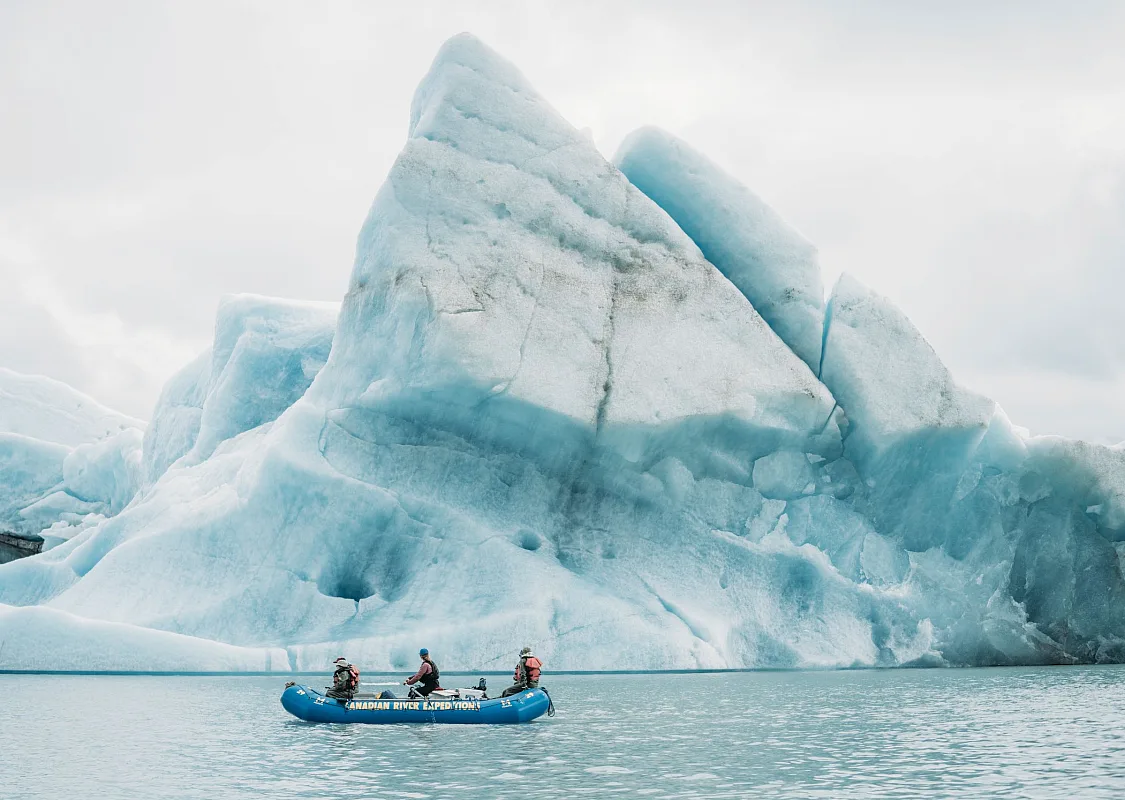 Rafting adventure in Tatshenshini- Alsek Provincial Park.