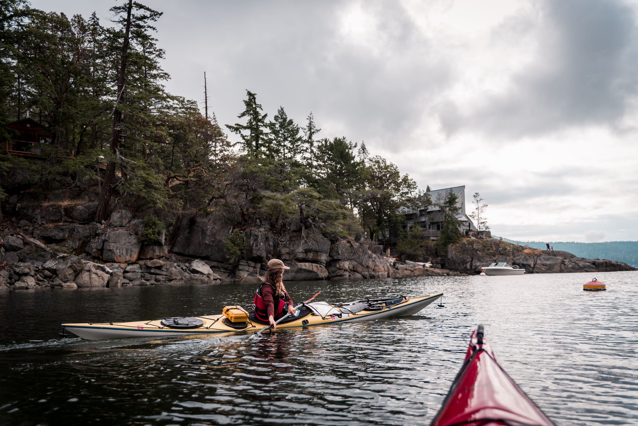 Taken on a guided tour with Halfmoon Sea Kayaks