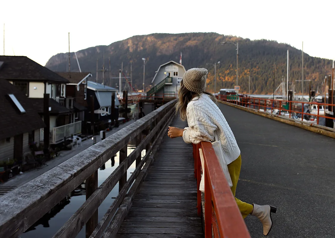 Fishermen's Wharf in Cowichan Bay, taken by @localwanderer