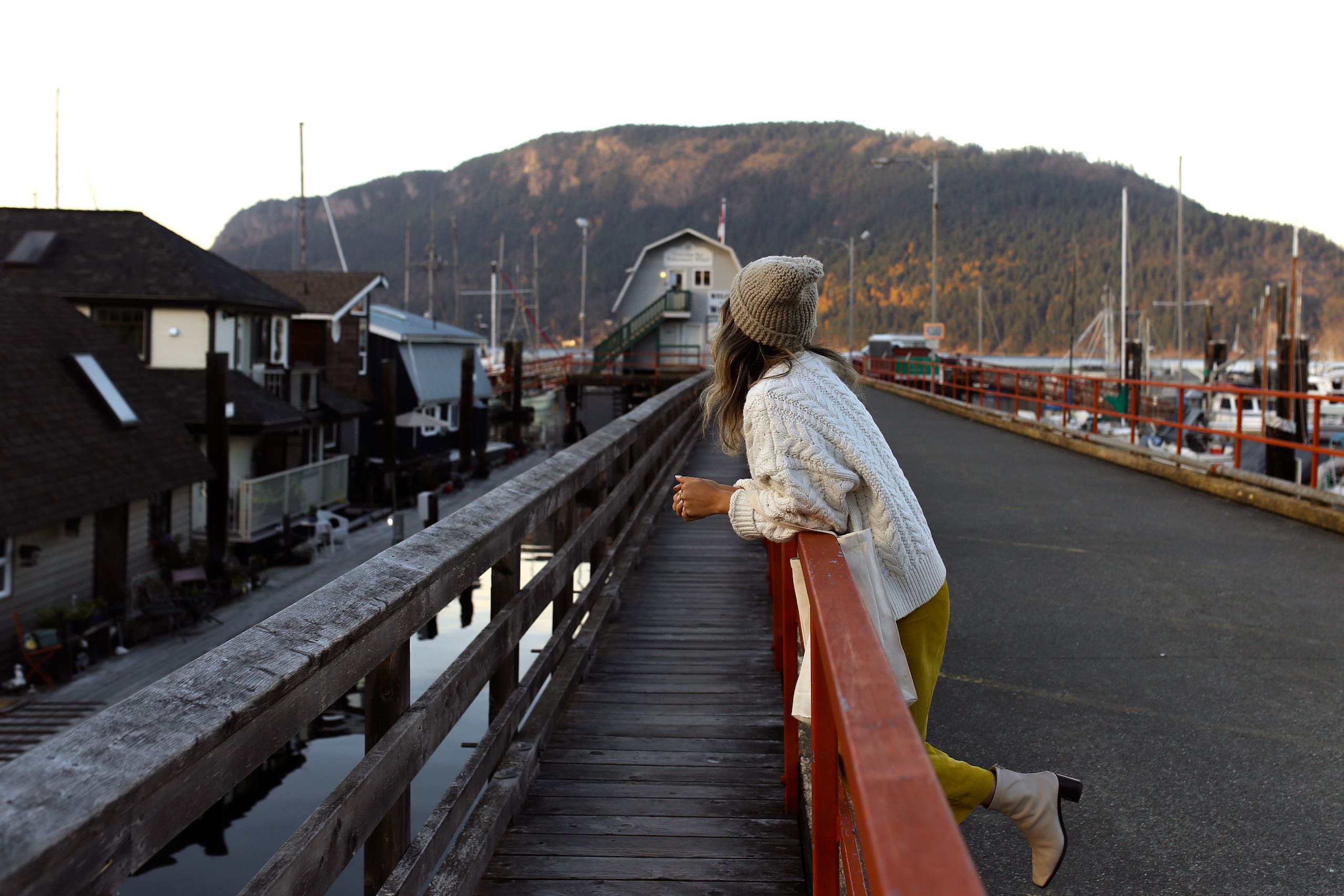 Fishermen's Wharf in Cowichan Bay, taken by @localwanderer