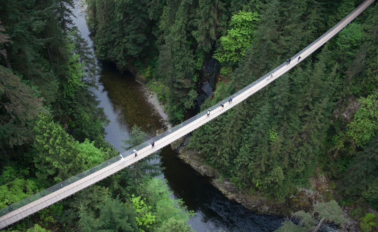 Capilano Suspension Bridge Park in North Vancouver.