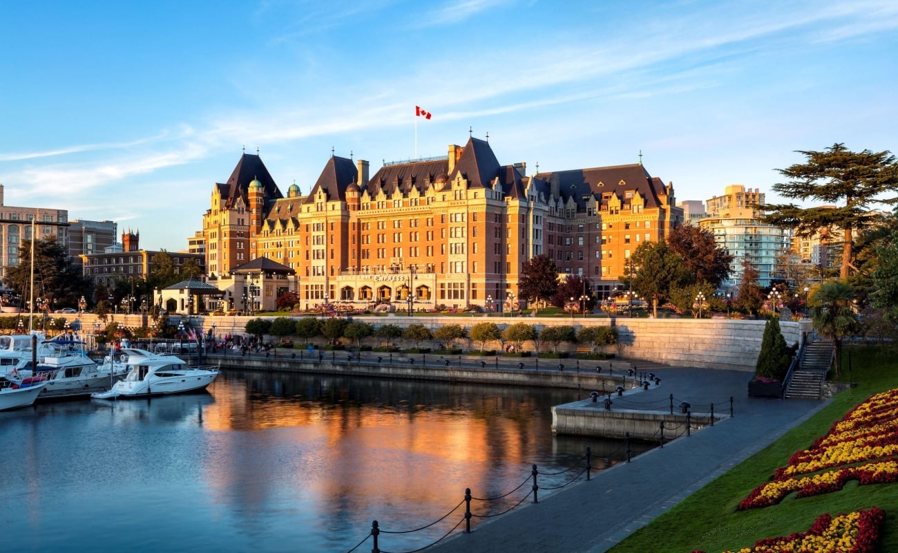 Victoria Inner Harbour und das Fairmont Empress Hotel