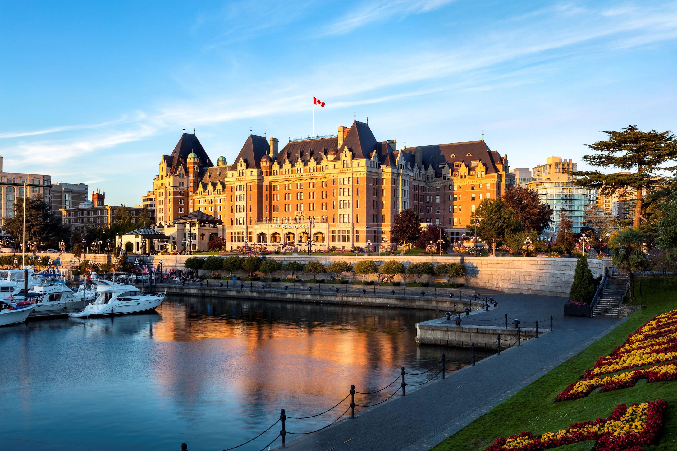 Victoria Inner Harbour and the Fairmont Empress Hotel