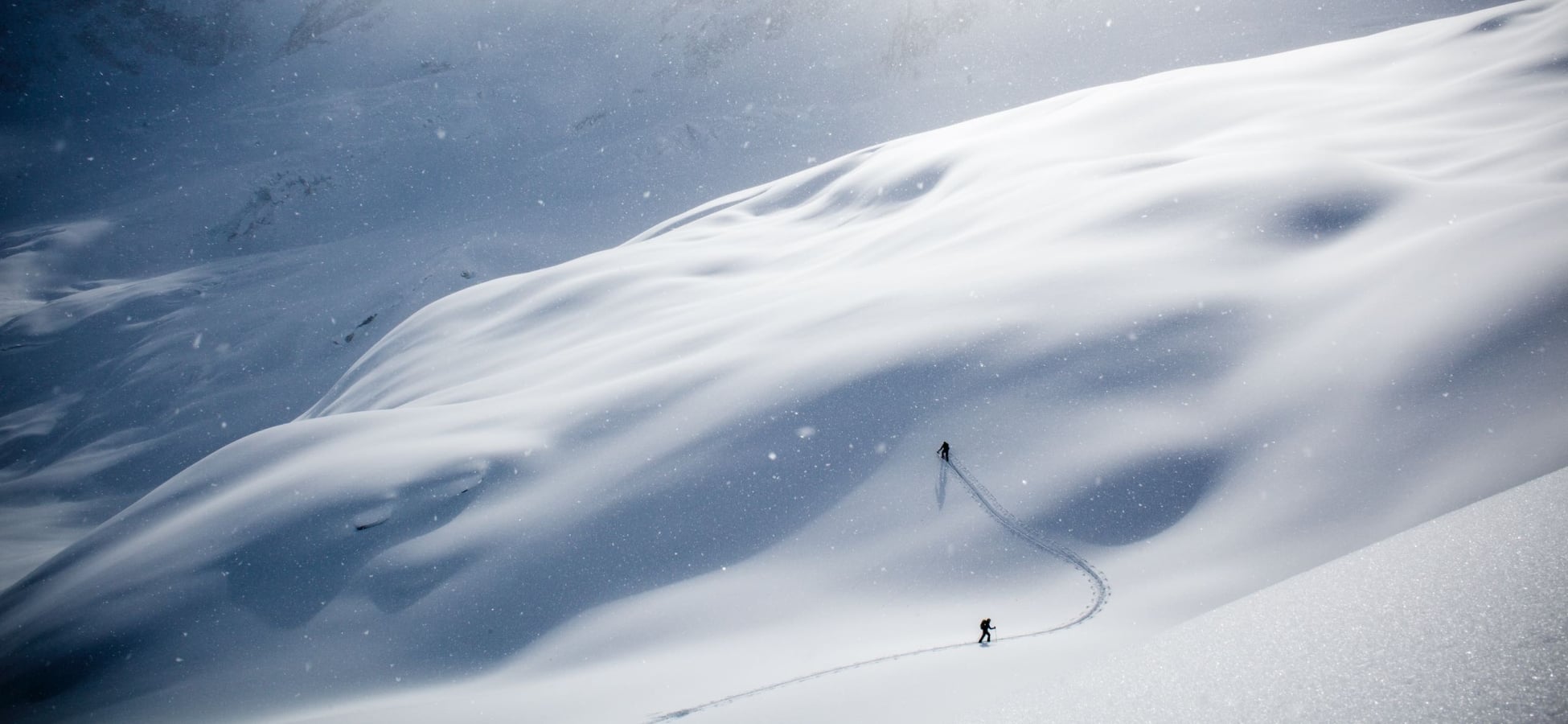 People Skiing near Rogers Pass