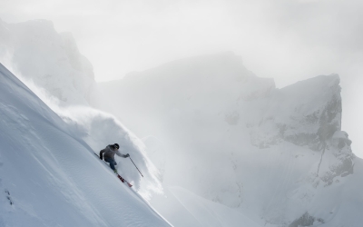 Backcountry skiing at Whistler Blackcomb