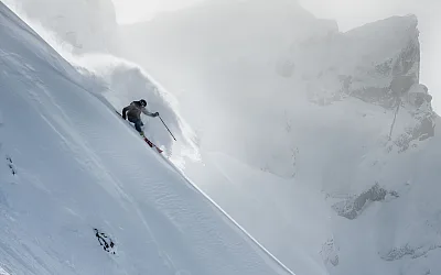 Backcountry skiing at Whistler Blackcomb