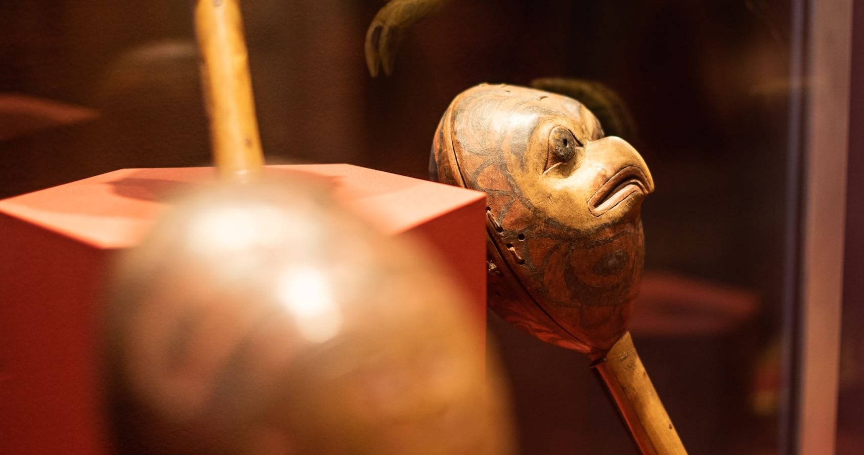 Learning about history and culture of the Nisga'a people at the Nisga'a Museum in Laxgalts'ap.