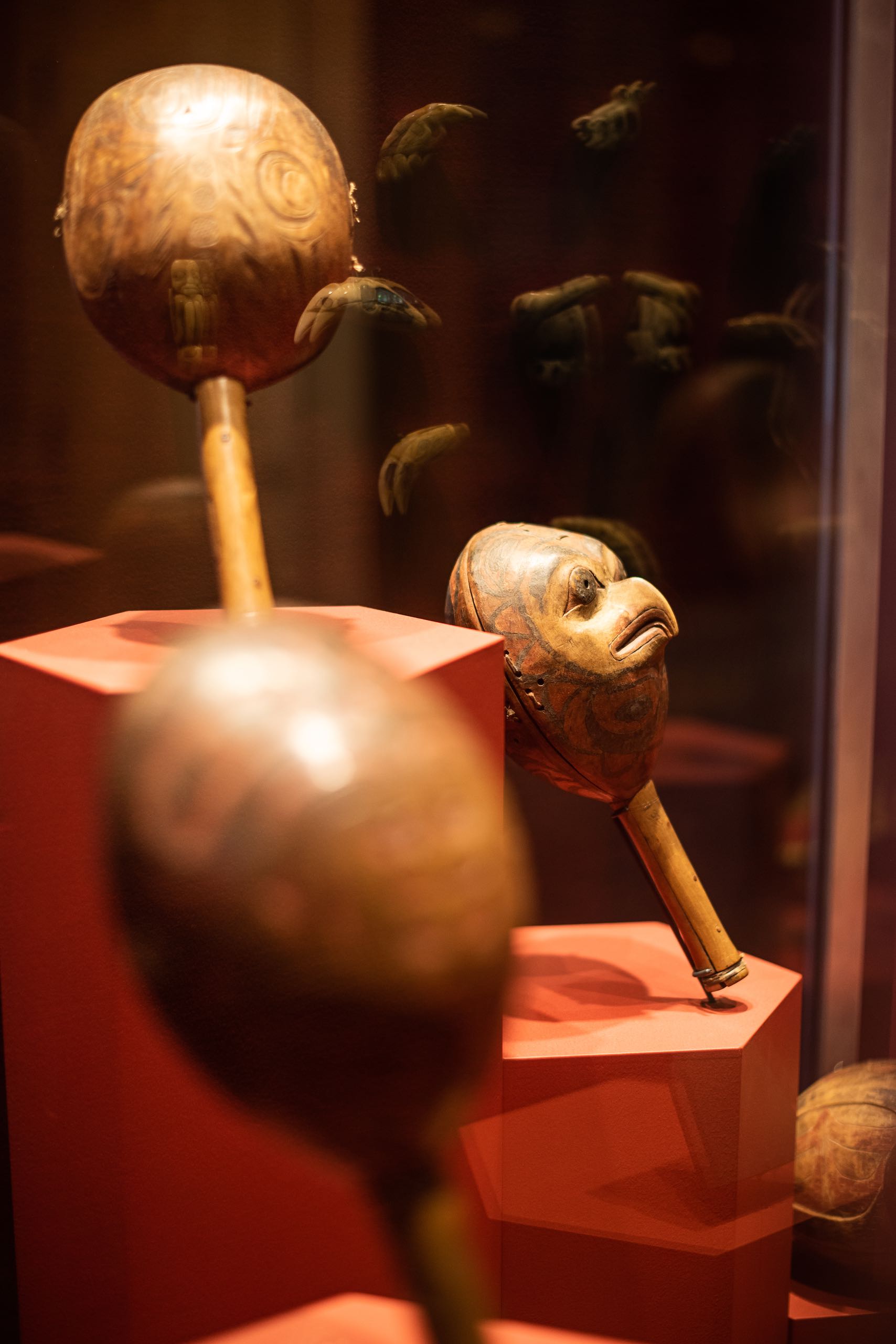 Learning about history and culture of the Nisga'a people at the Nisga'a Museum in Laxgalts'ap.