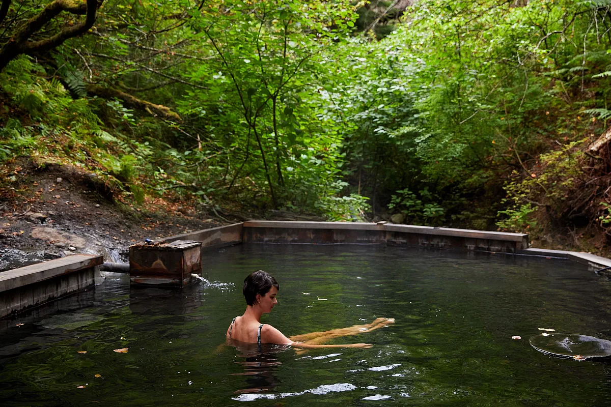 Die Aiyansh Hot Springs im Nass Valley.