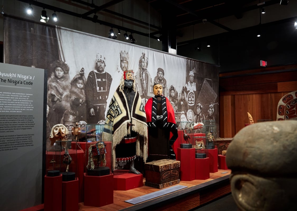 Ausgestellt im The Nisga'a Museum im Nass Valley.