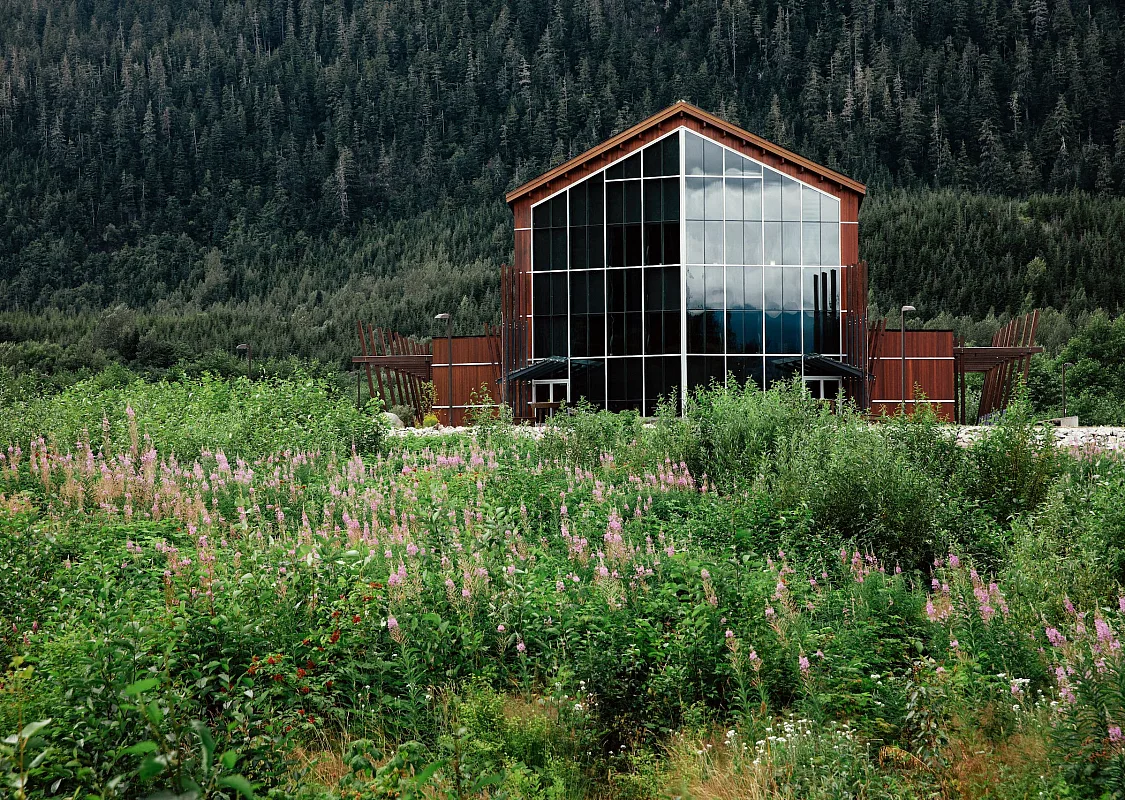 Nisga'a Museum im Dorf Laxgalts'ap, Nisga'a Nation.