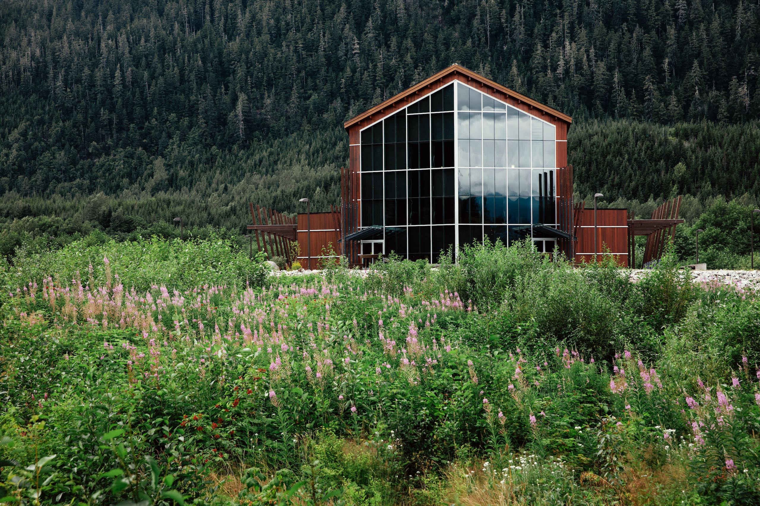 Nisga'a Museum in Village of Laxgalts'ap, Nisga'a Nation.