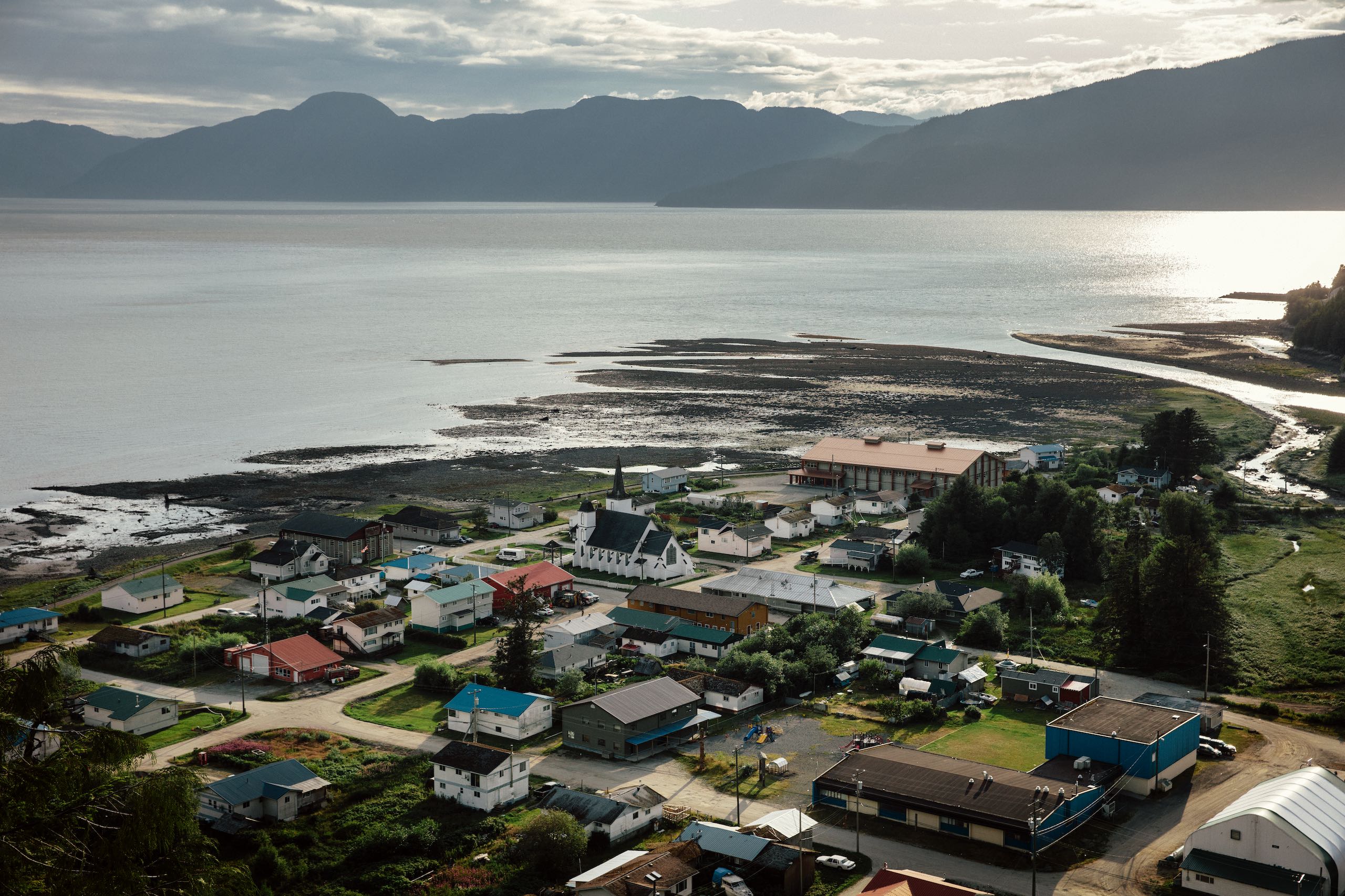 Village of Gingolx in the Nisga'a Nation.